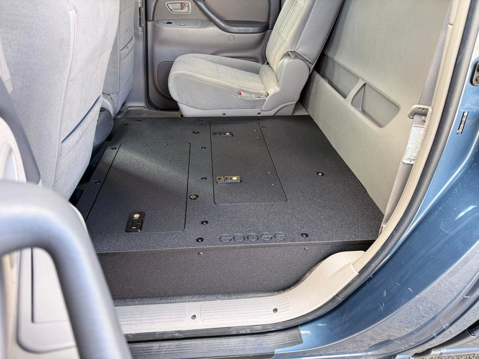 Goose Gear Double Cab Second Row Seat Delete Plate System For Tundra (2000-2006)