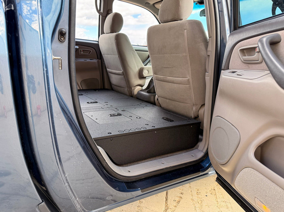 Goose Gear Double Cab Second Row Seat Delete Plate System For Tundra (2000-2006)