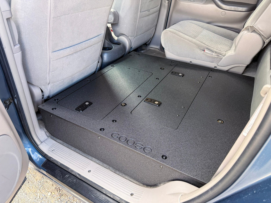 Goose Gear Double Cab Second Row Seat Delete Plate System For Tundra (2000-2006)