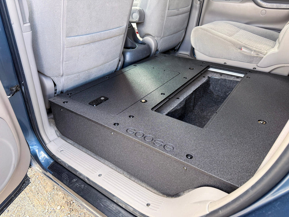 Goose Gear Double Cab Second Row Seat Delete Plate System For Tundra (2000-2006)