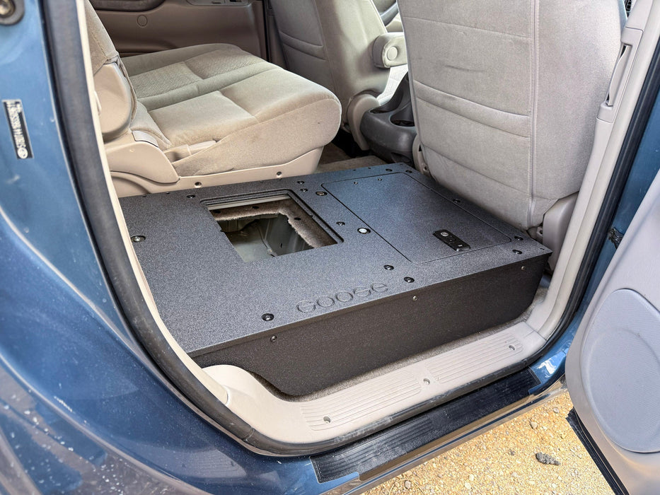 Goose Gear Double Cab Second Row Seat Delete Plate System For Tundra (2000-2006)