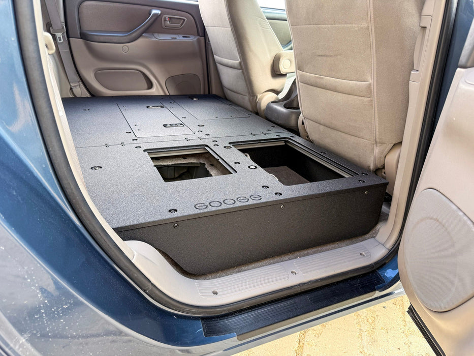 Goose Gear Double Cab Second Row Seat Delete Plate System For Tundra (2000-2006)