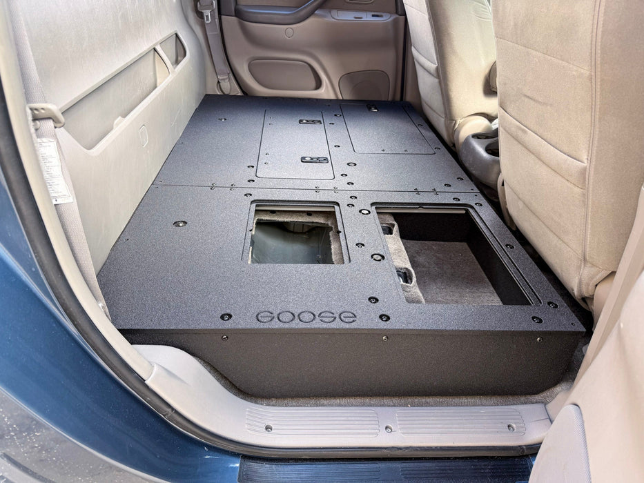 Goose Gear Double Cab Second Row Seat Delete Plate System For Tundra (2000-2006)
