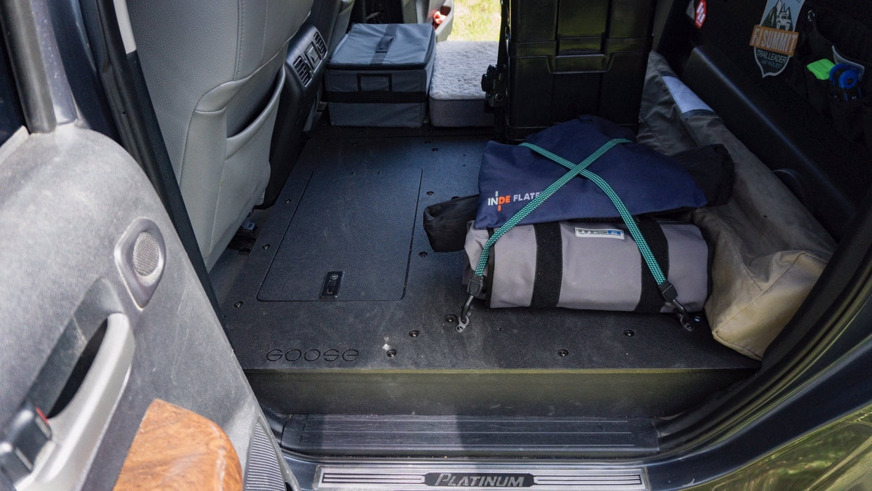 Goose Gear CrewMax Second Row Seat Delete Plate System For Tundra (2007-2013)