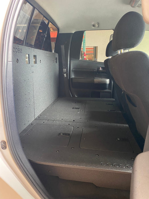 Goose Gear Double Cab Second Row Seat Delete Plate System For Tundra (2007-2013)
