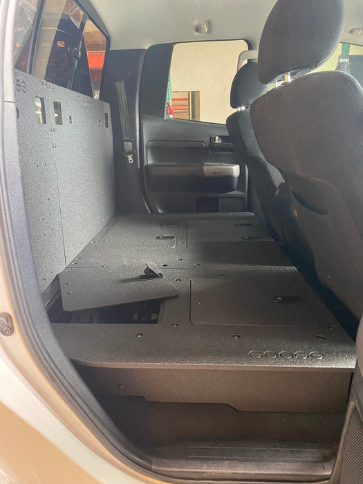 Goose Gear Double Cab Second Row Seat Delete Plate System For Tundra (2007-2013)