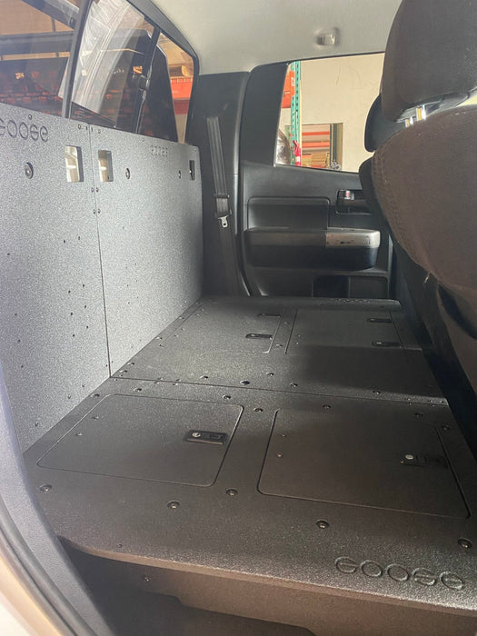Goose Gear Double Cab Second Row Seat Delete Plate System For Tundra (2007-2013)