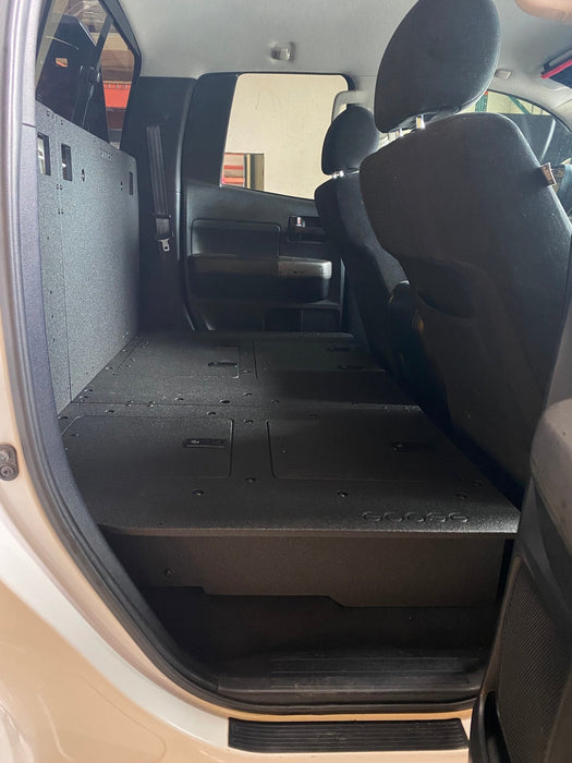 Goose Gear Double Cab Second Row Seat Delete Plate System For Tundra (2007-2013)