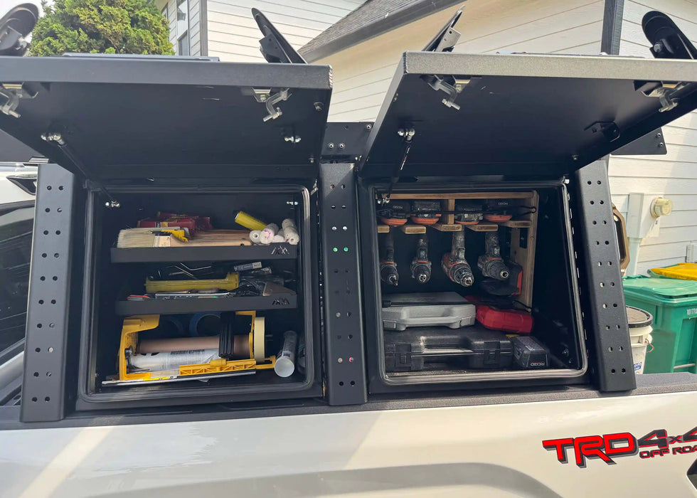 Backwoods Overland Bed Rack Storage Box For Tundra