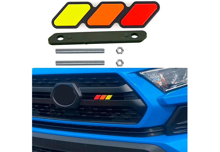 Cali Raised Tri-Color Badge Emblem Decoration For Tundra