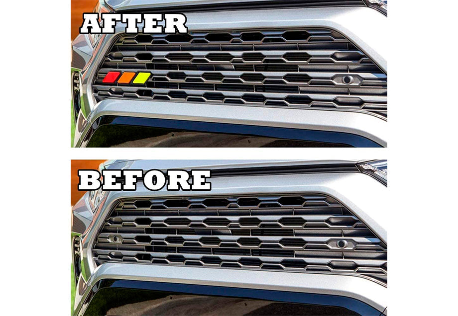 Cali Raised Tri-Color Badge Emblem Decoration For Tundra