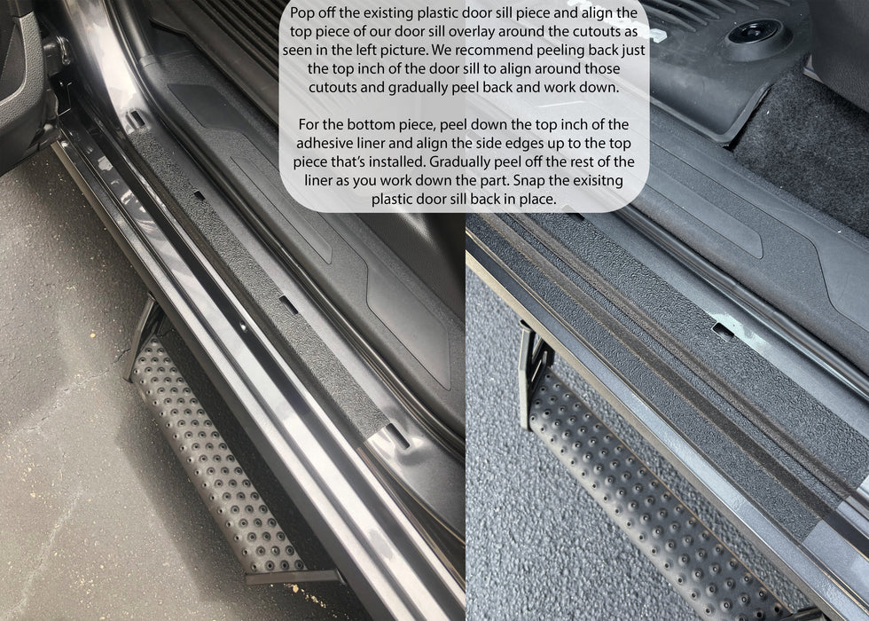 Tufskinz Door Sill Protection Overlays For Tundra (2022-Current)