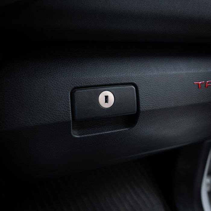 Vinyl Garage Glove Box Keyhole Cover