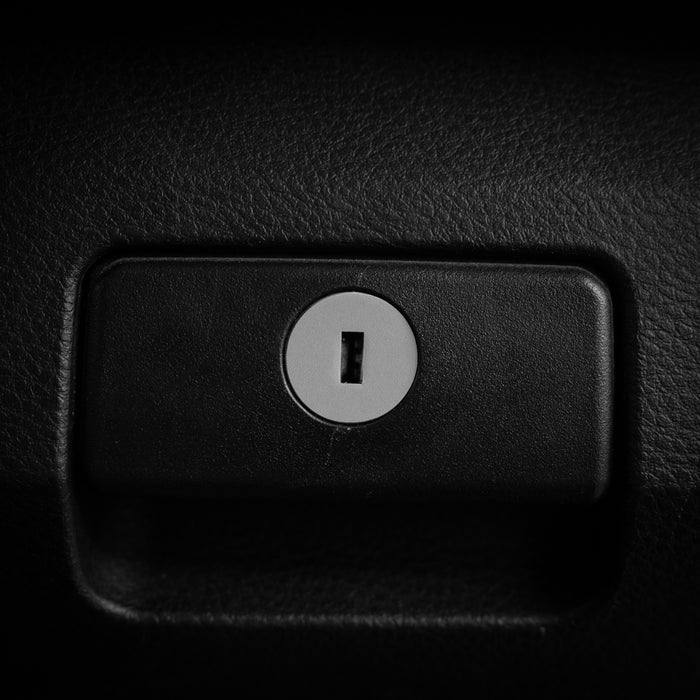 Vinyl Garage Glove Box Keyhole Cover