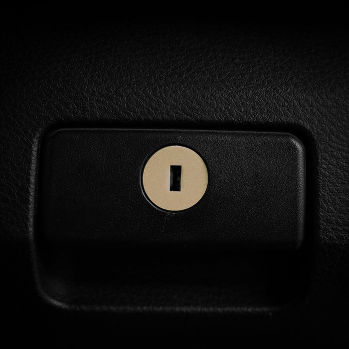 Vinyl Garage Glove Box Keyhole Cover