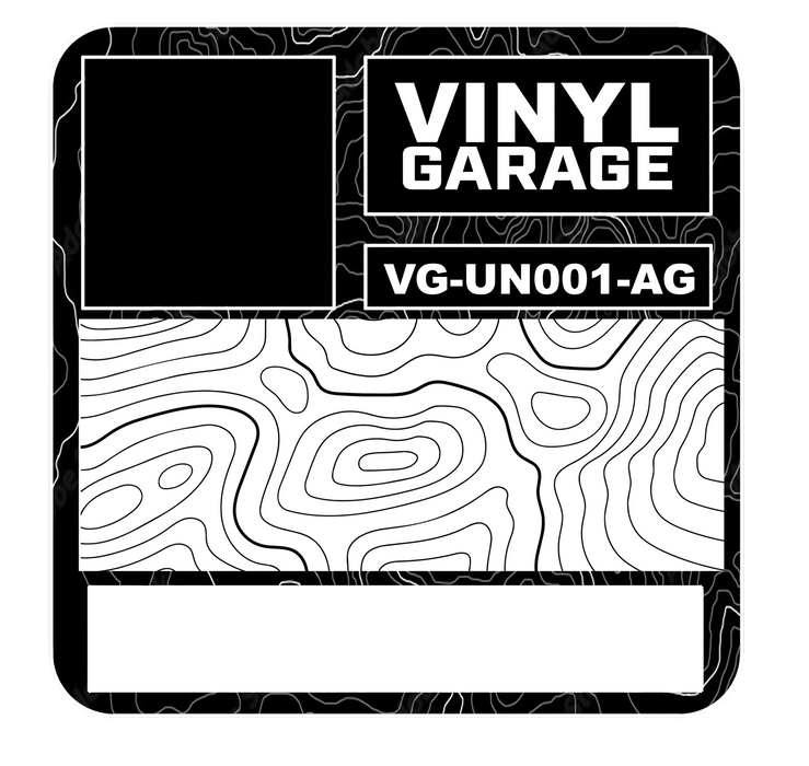 Vinyl Garage Glove Box Keyhole Cover