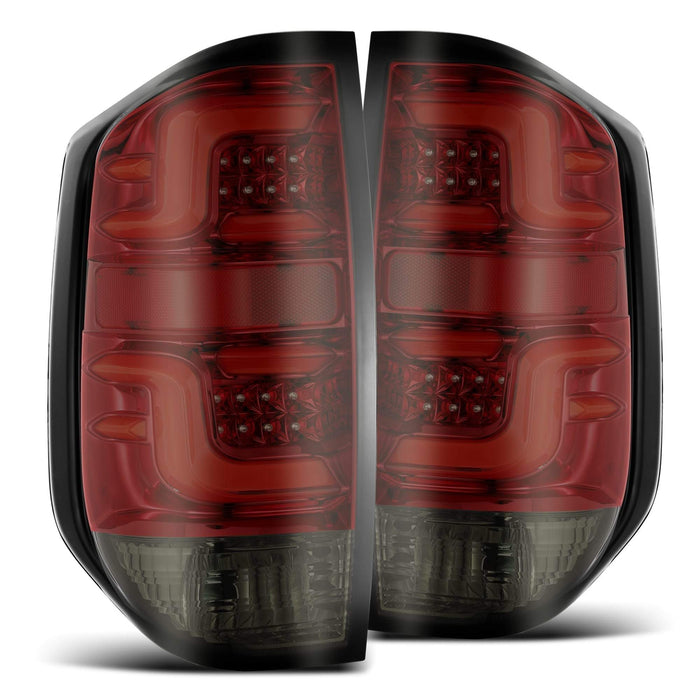 Toyota Tundra Alpha Rex Pro Series LED Tail Lights Red Smoke (2014-2021)