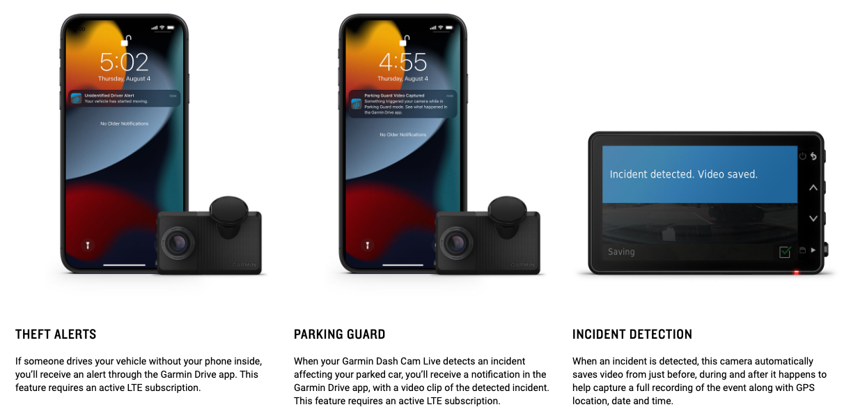 Garmin Dash Cam™ Live
