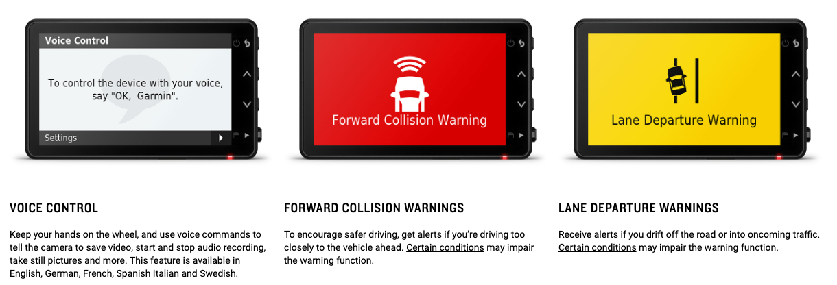 Garmin Dash Cam™ Live
