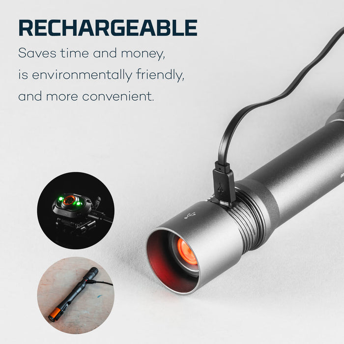 Nebo 3 Piece Rechargeable Essentials Kit