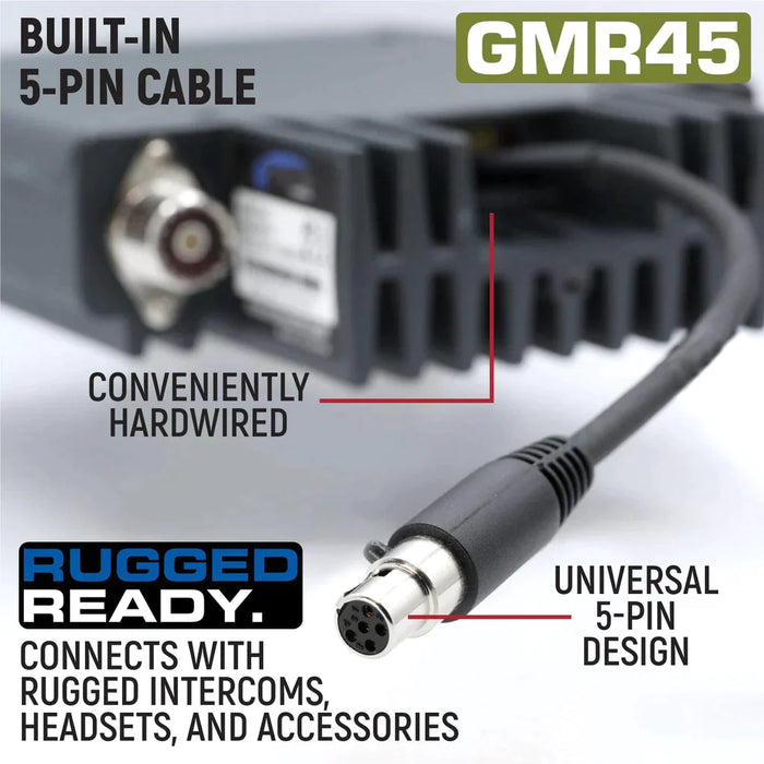 Rugged GMR45 High Power GMRS Band Mobile Radio
